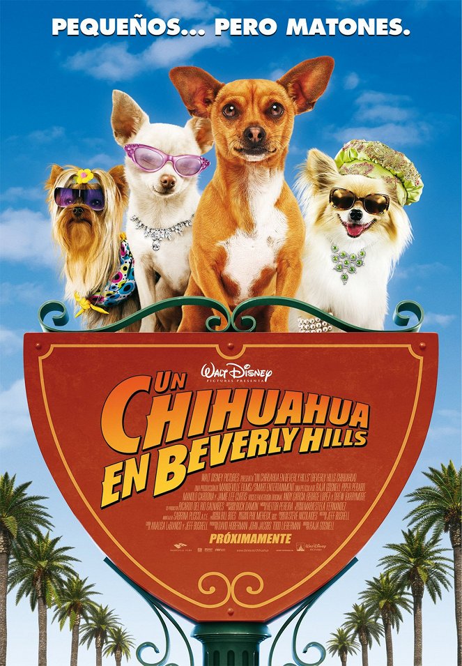Un chihuahua en Beverly Hills - Carteles