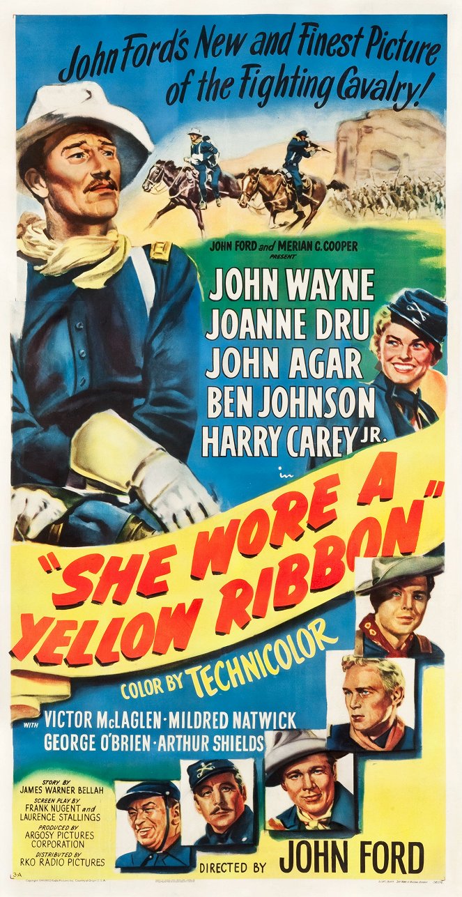 She Wore a Yellow Ribbon - Plakaty