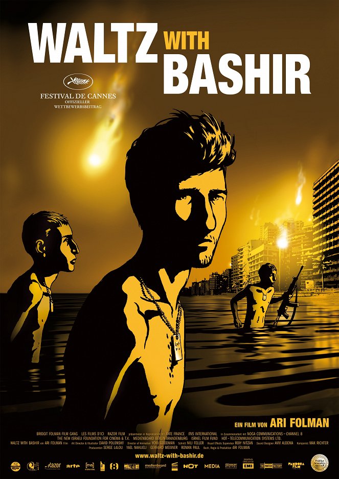 A Valsa com Bashir - Cartazes