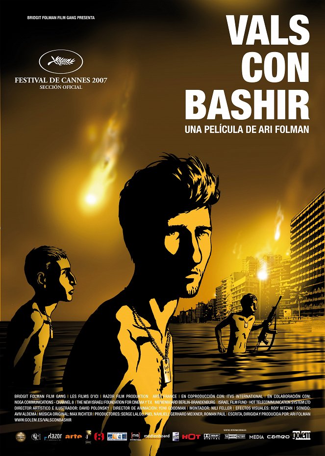 Vals con Bashir - Carteles