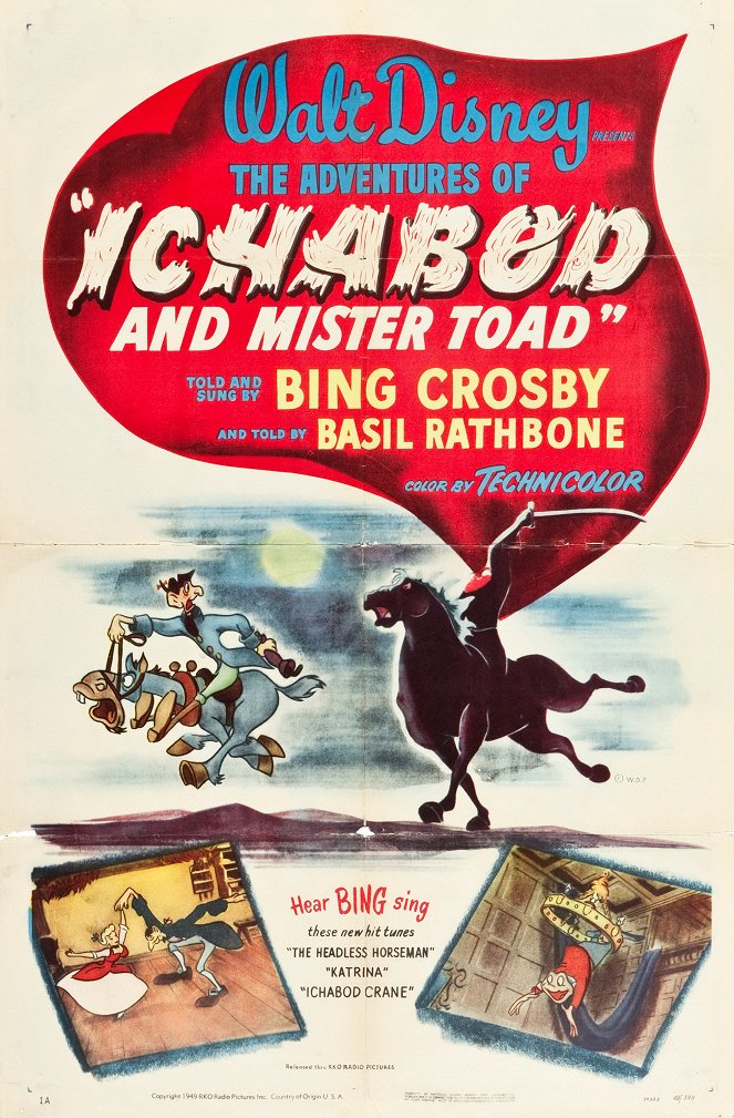 The Adventures of Ichabod and Mr. Toad - Posters