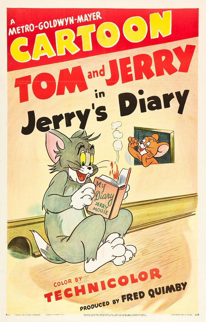 Tom and Jerry - Tom and Jerry - Jerry's Diary - Posters