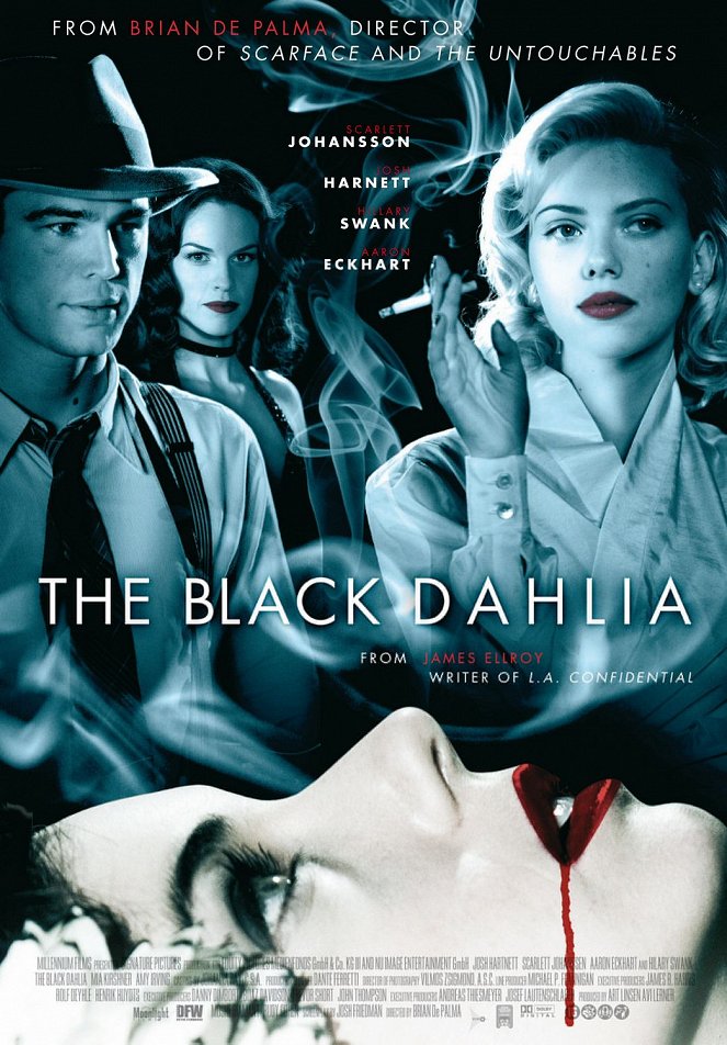 Die schwarze Dahlie - Plakate