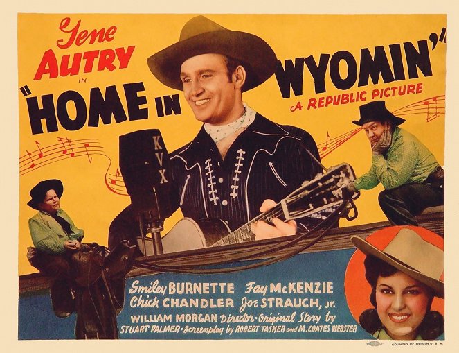 Home in Wyomin' - Affiches