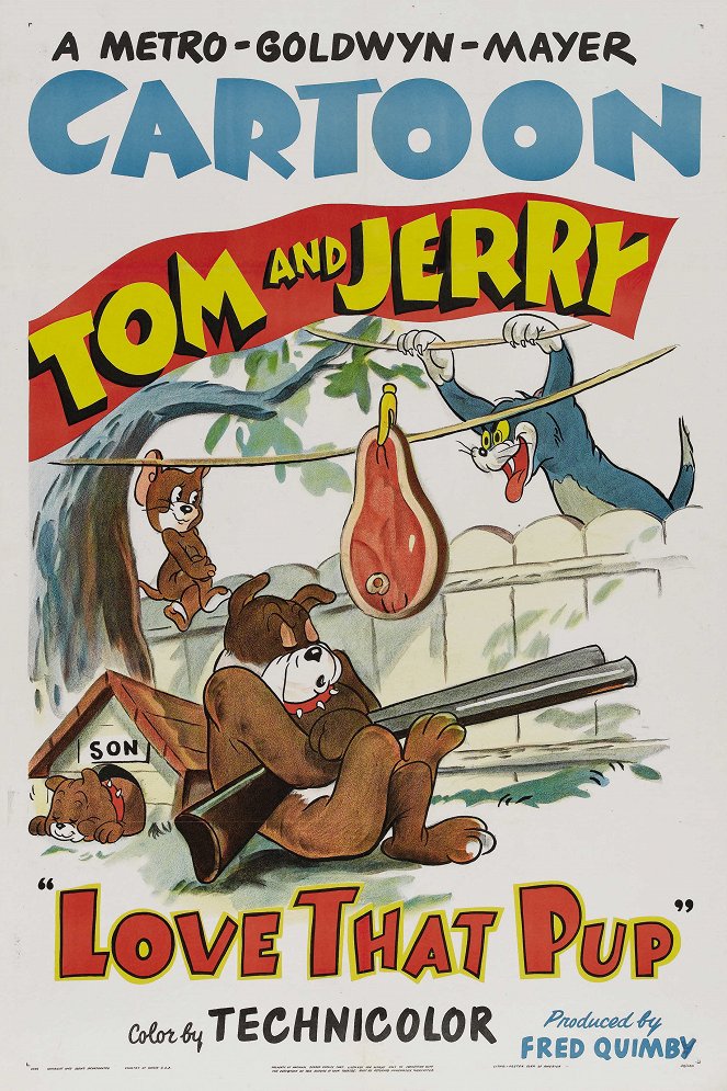 Tom y Jerry - Adoro a ese cachorro - Carteles
