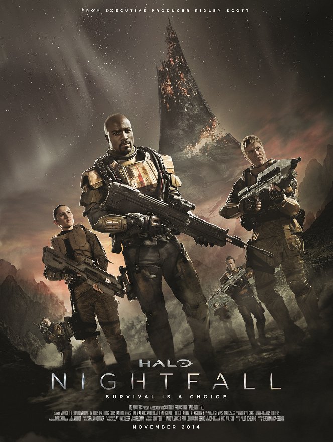 Halo: Nightfall - Cartazes