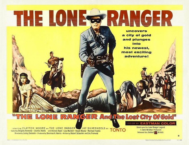 The Lone Ranger and the Lost City of Gold - Plakaty