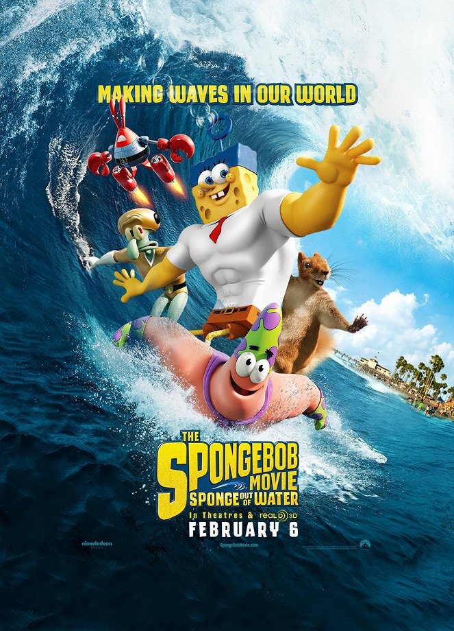 Spongebob vo filme: Hubka na suchu - Plagáty