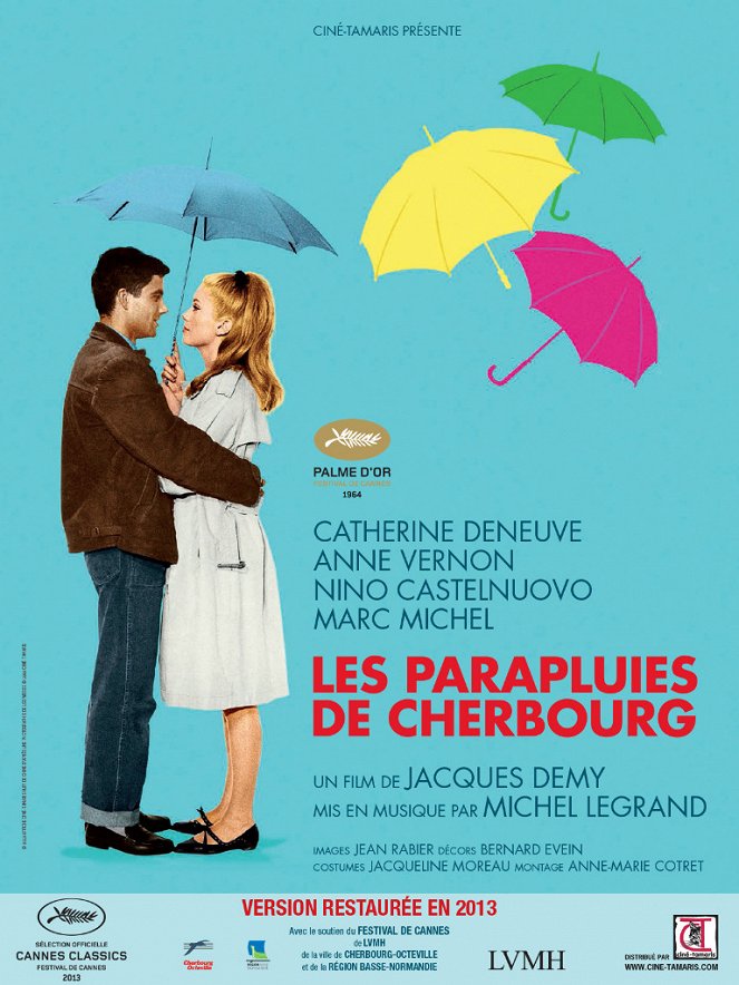 Cherbourgin sateenvarjot - Julisteet