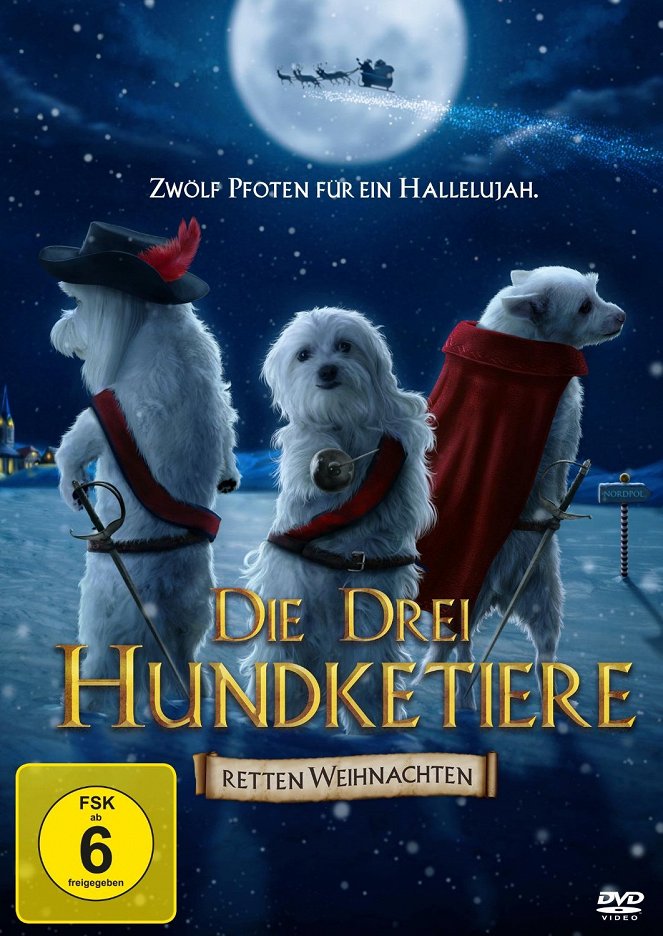 Die drei Hundketiere retten Weihnachten - Plakate