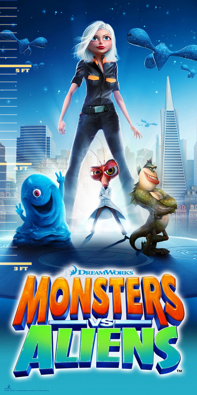 Monsters vs. Aliens - Plakate