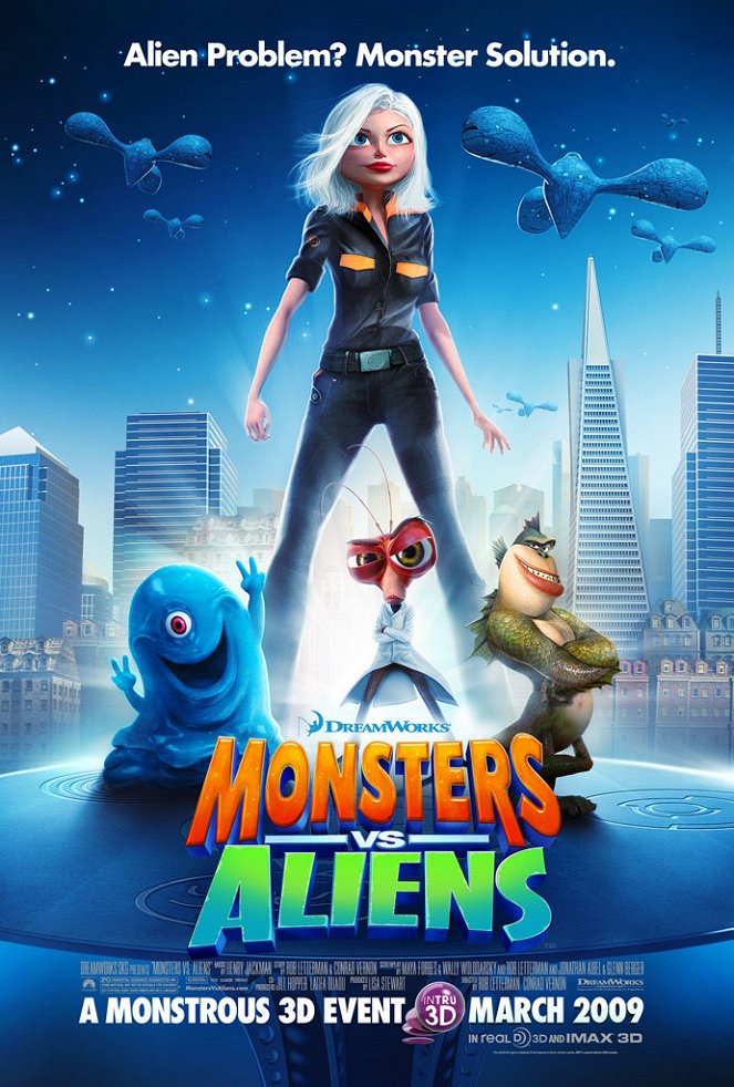 Monsters vs. Aliens - Posters