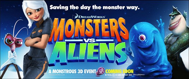 Monstros vs. Aliens - Cartazes