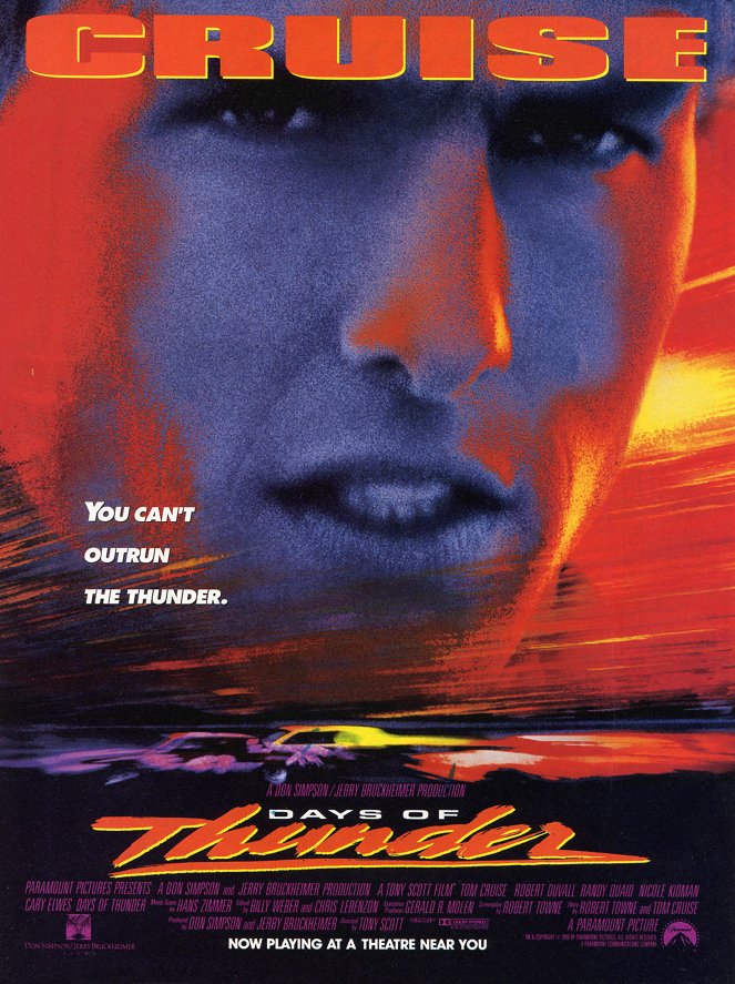 Tage des Donners - Days of Thunder - Plakate
