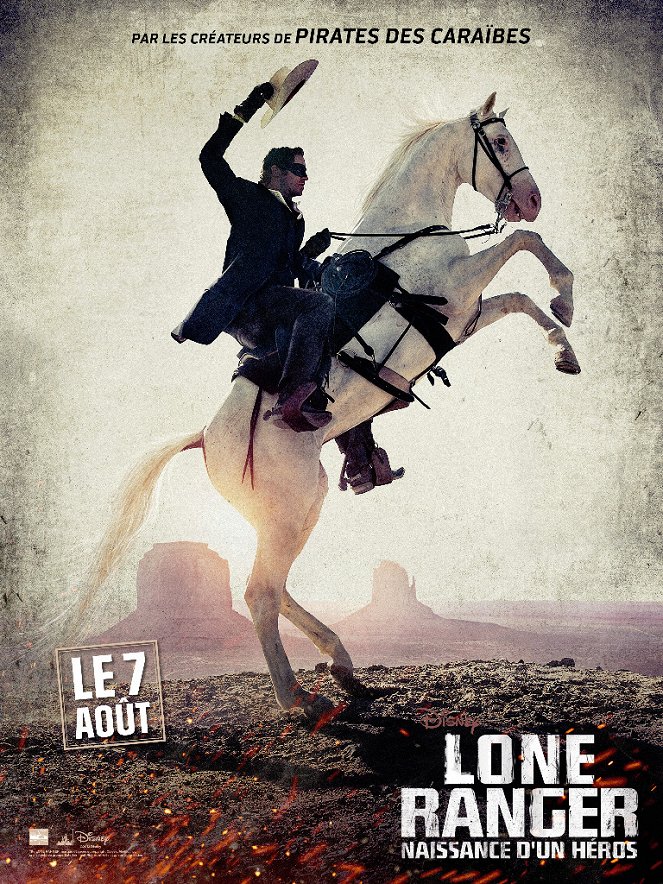 Lone Ranger, Naissance d'un héros - Affiches