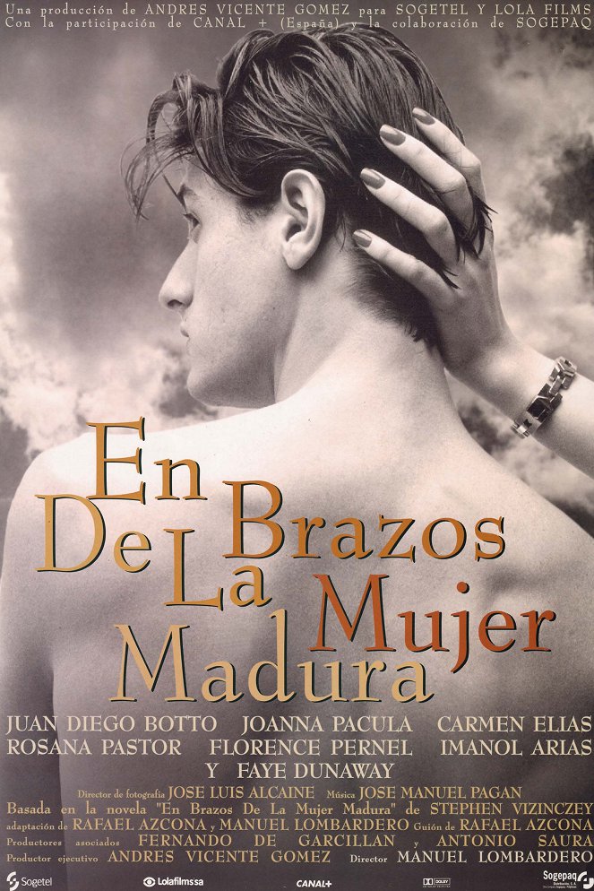 En brazos de la mujer madura - Cartazes