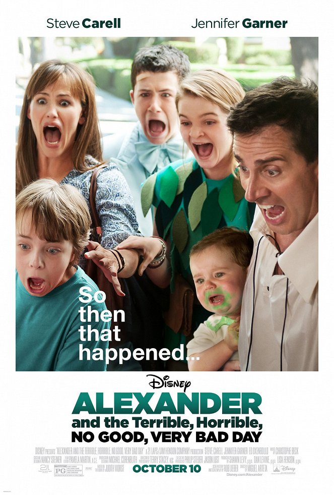 Alexander a jeho naozaj veľmi zlý deň - Plagáty