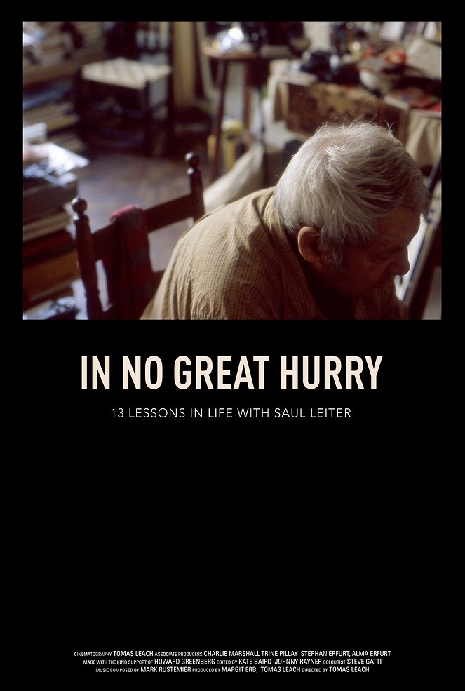 In No Great Hurry: 13 Lessons in Life with Saul Leiter - Plakaty
