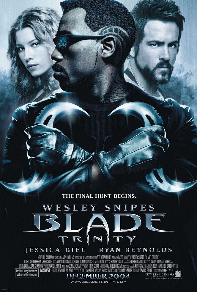 Blade: Mroczna trójca - Plakaty