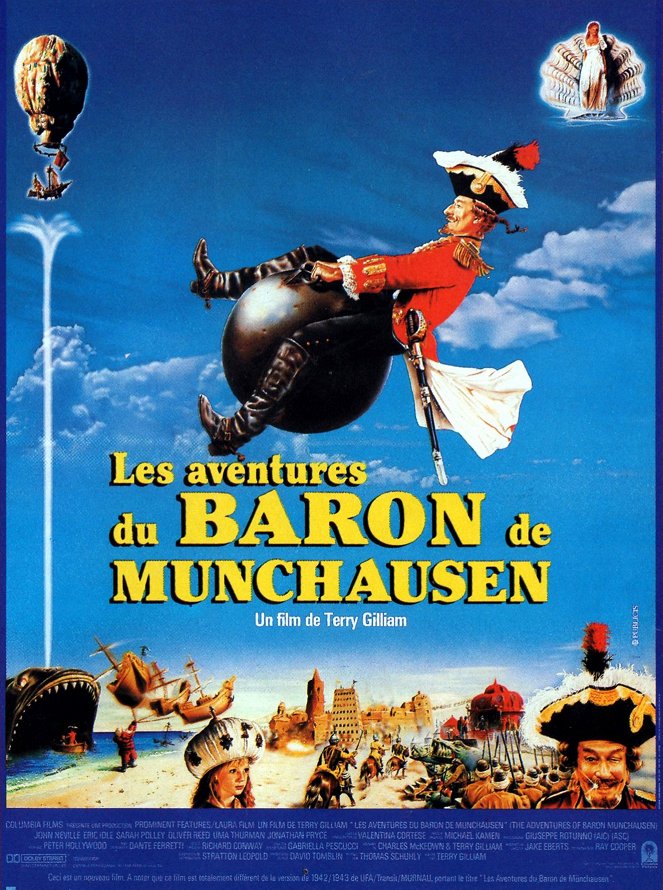 Les Aventures du baron de Münchausen - Affiches