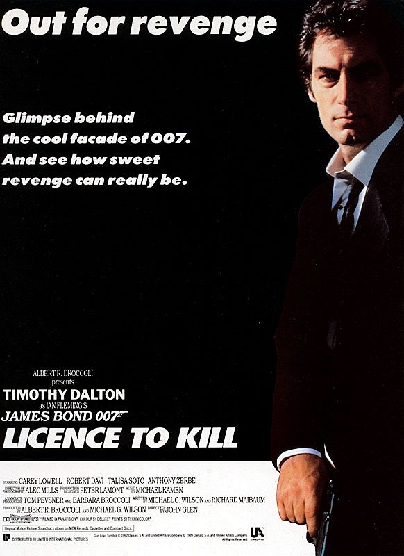 007 - Licença Para Matar - Cartazes