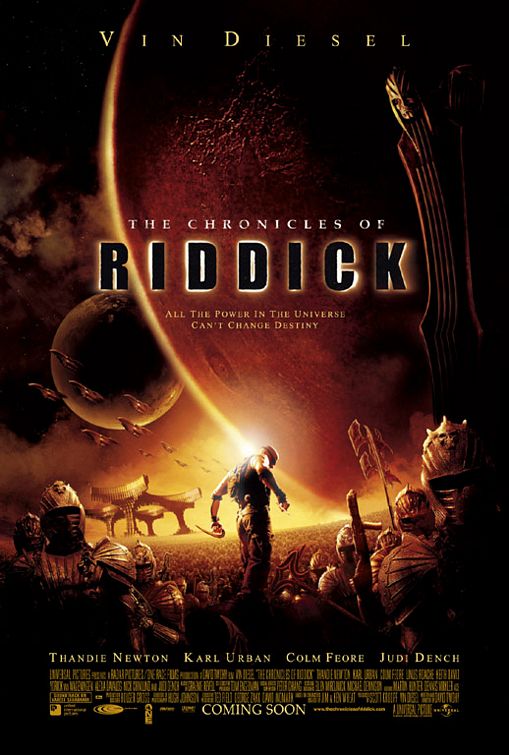 Riddick: Kronika temna - Plagáty