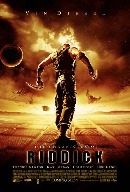 Riddick: Kronika temna - Plakáty