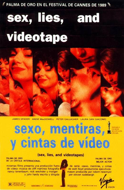 Sexo, mentiras y cintas de vídeo - Carteles