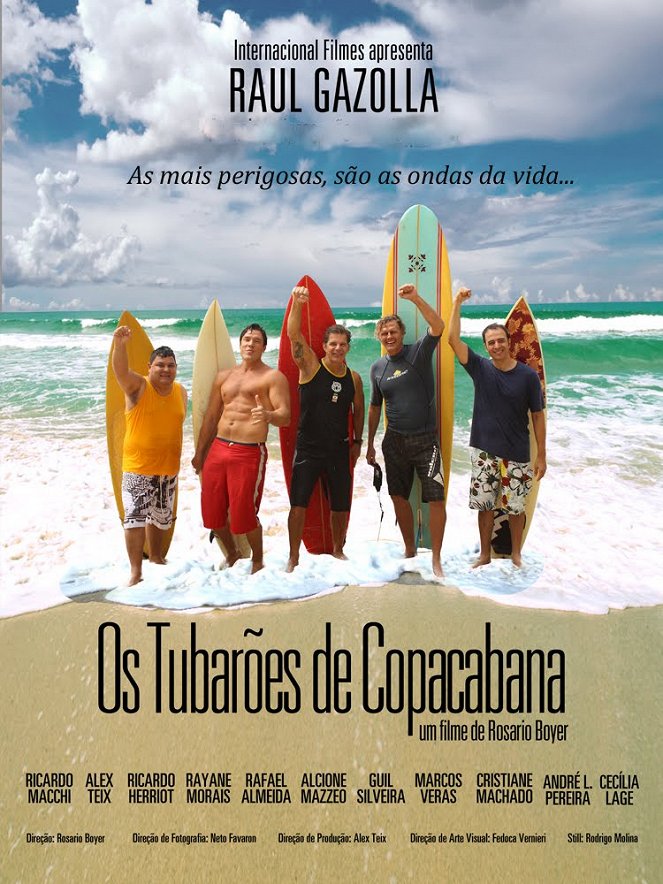 Os Tubarões de Copacabana - Julisteet