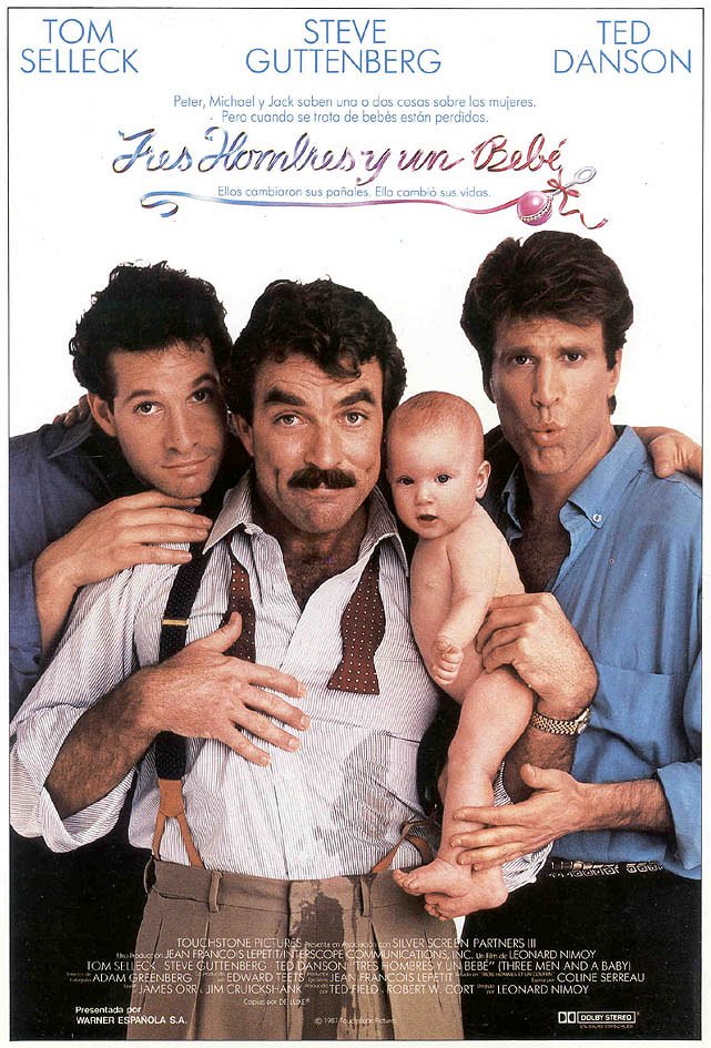 Tres hombres y un bebé - Carteles