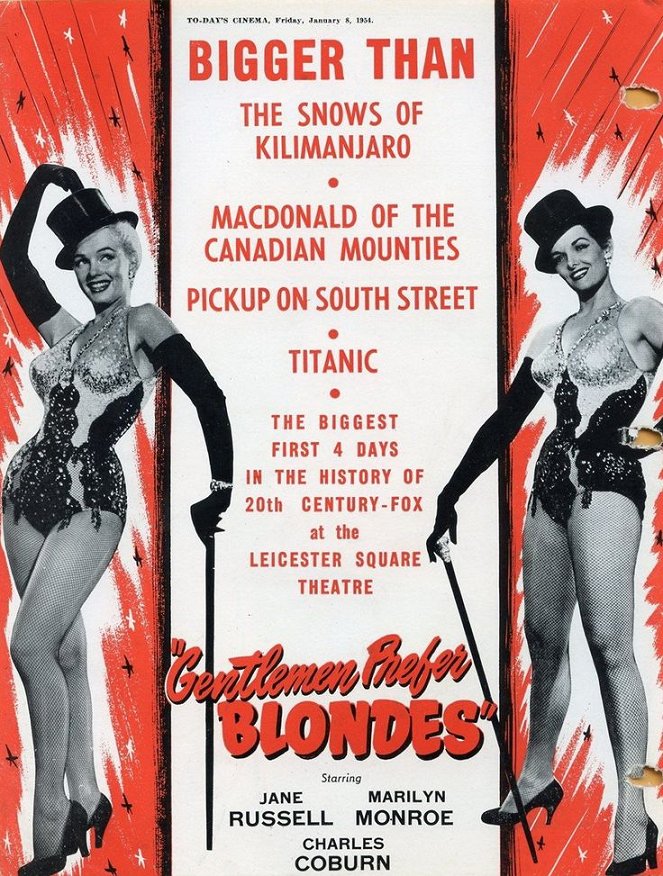 Les Hommes préfèrent les blondes - Affiches