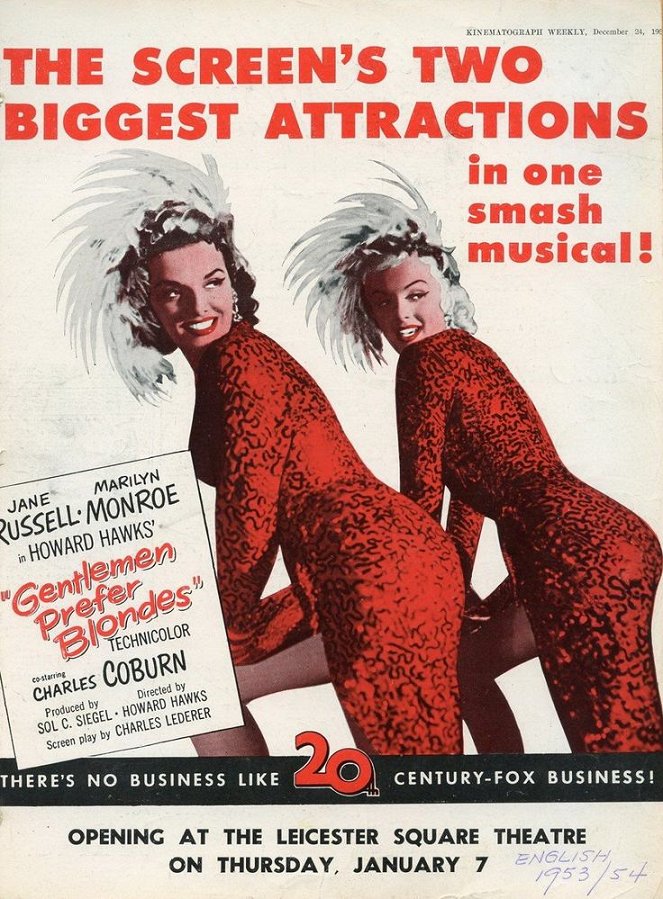 Gentlemen Prefer Blondes - Posters