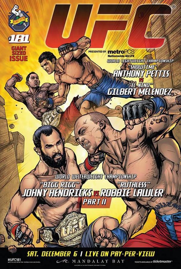 UFC 181: Hendricks vs. Lawler II - Plakate