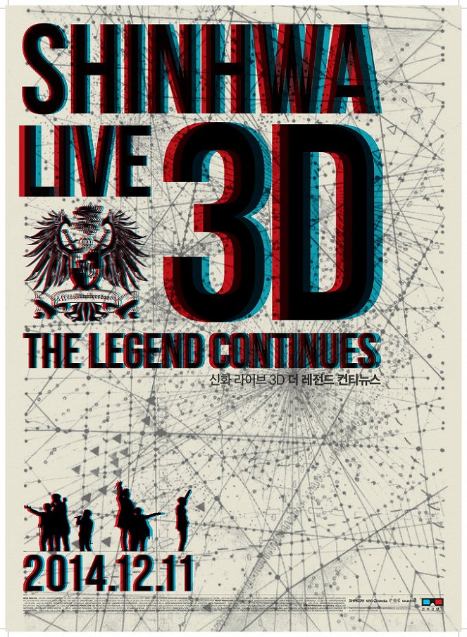 Shinhwa raibeu 3D deo rejeondeu keontinyuseu - Plakáty