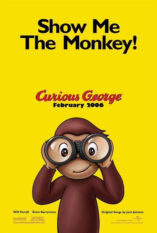 Nieuwsgierig aapje - Posters