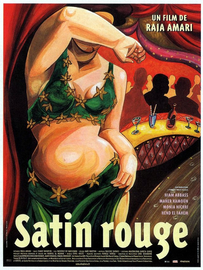 Satin rouge - Affiches