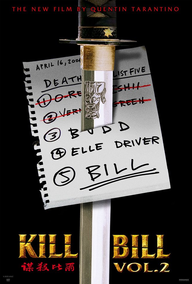 Kill Bill - A Vingança (vol. 2) - Cartazes