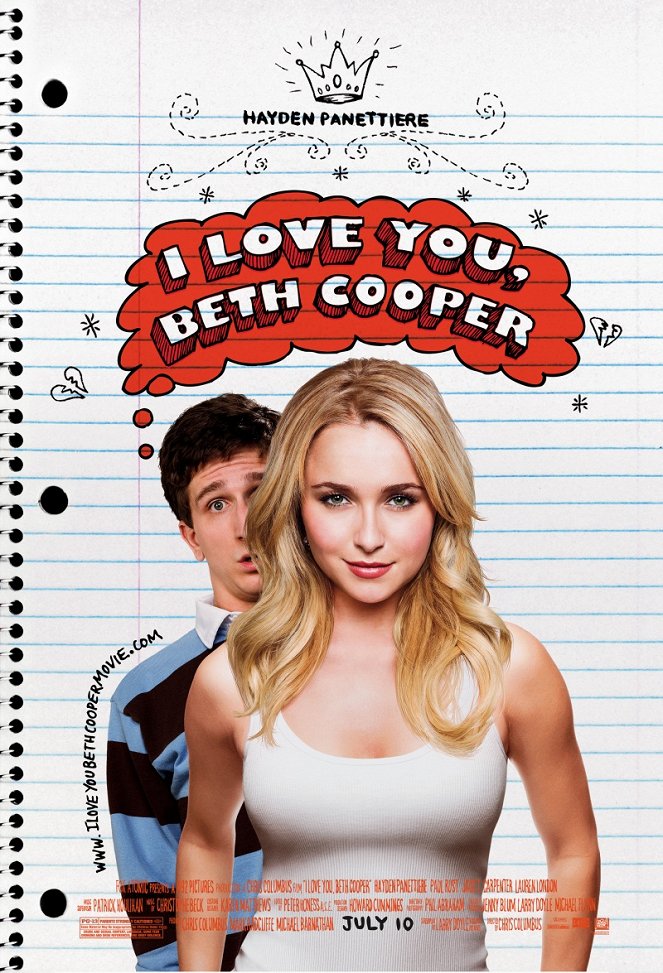 Kocham cię, Beth Cooper - Plakaty