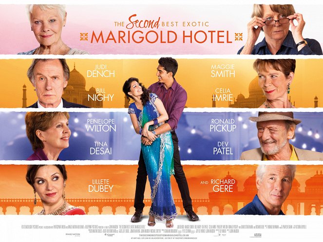 Keleti nyugalom - A második Marigold Hotel - Plakátok