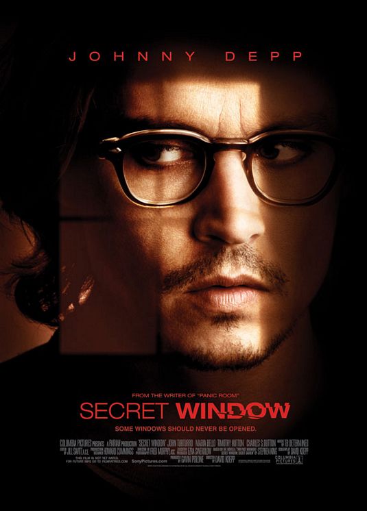 A titkos ablak - Plakátok