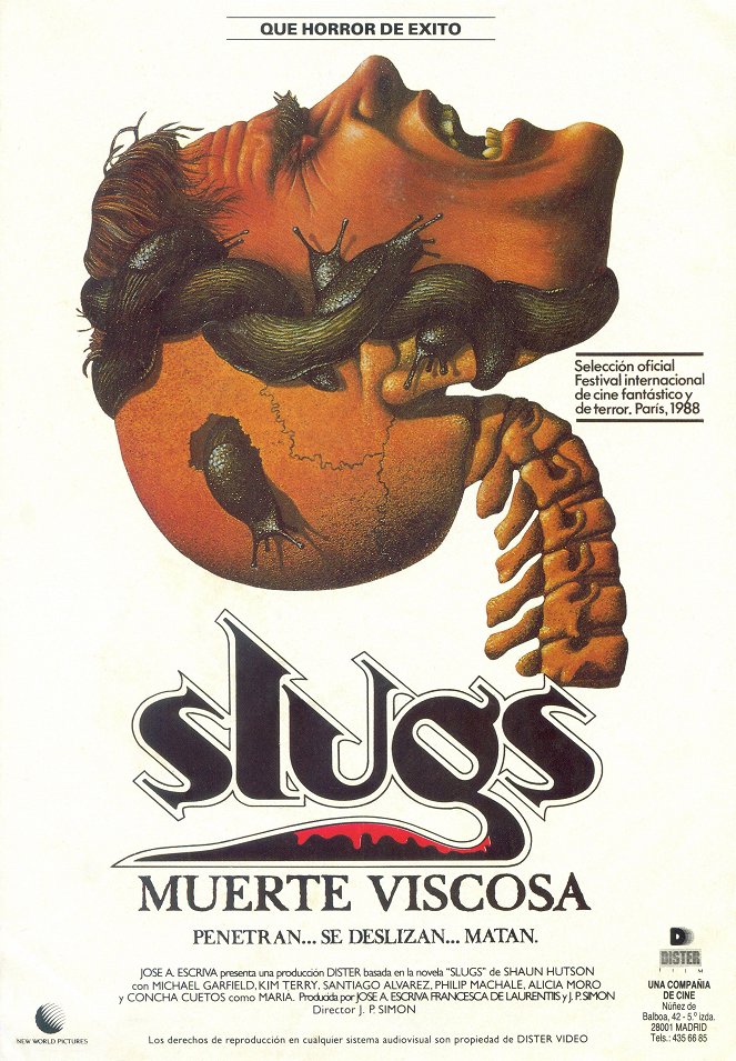 Slugs, muerte viscosa - Carteles