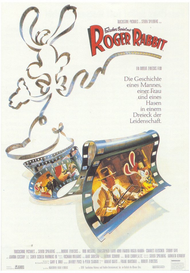 Falsches Spiel mit Roger Rabbit - Plakate