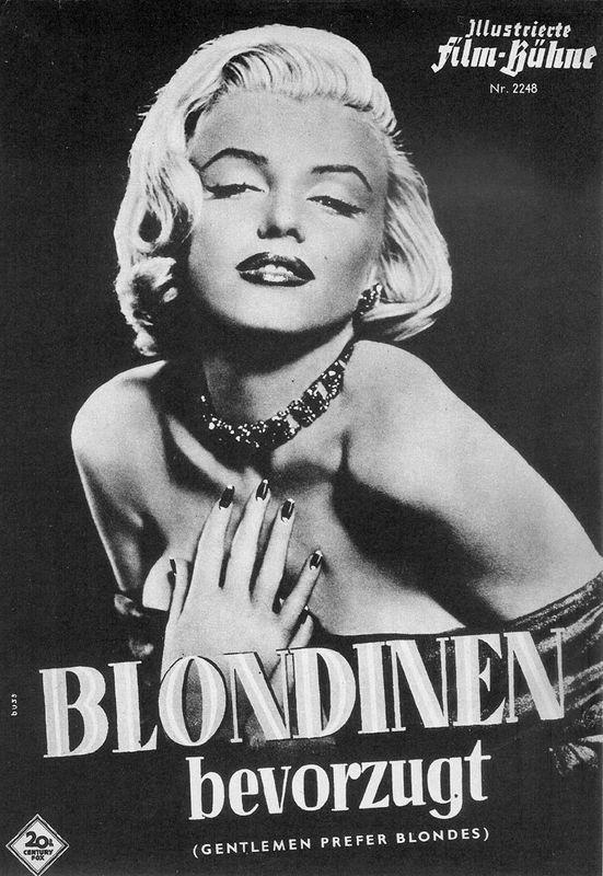 Les Hommes préfèrent les blondes - Affiches