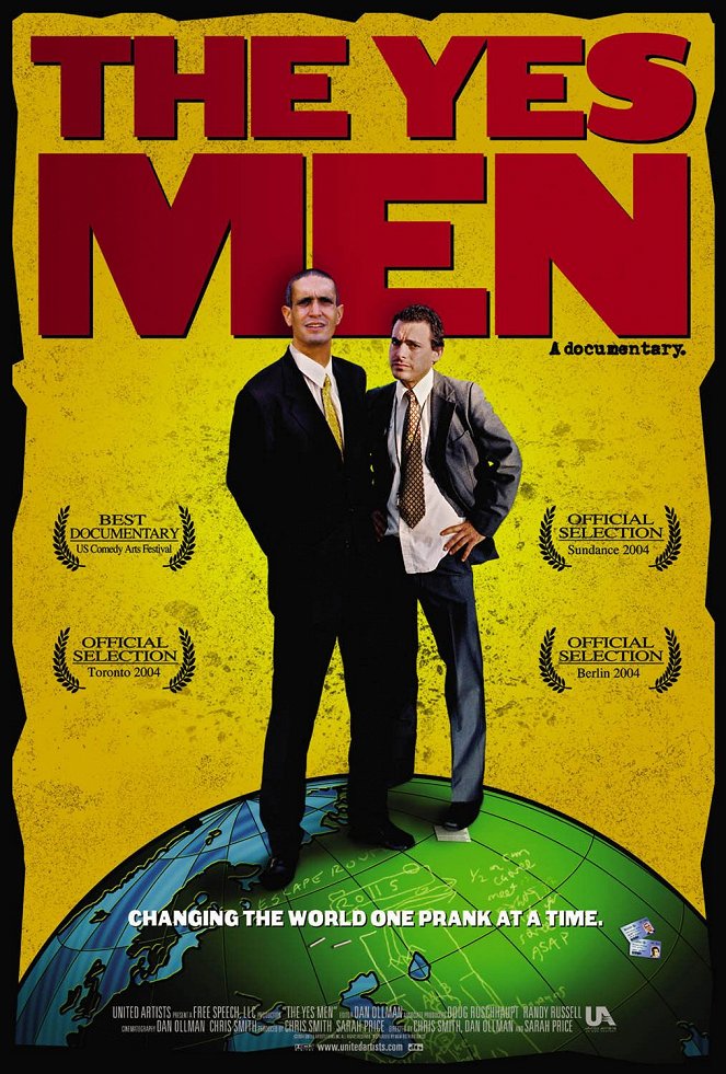 A Yes Men csoport - Plakátok