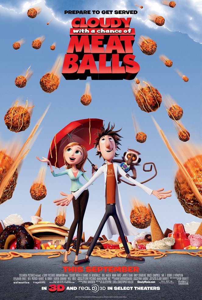 Cloudy with a Chance of Meatballs - Posters