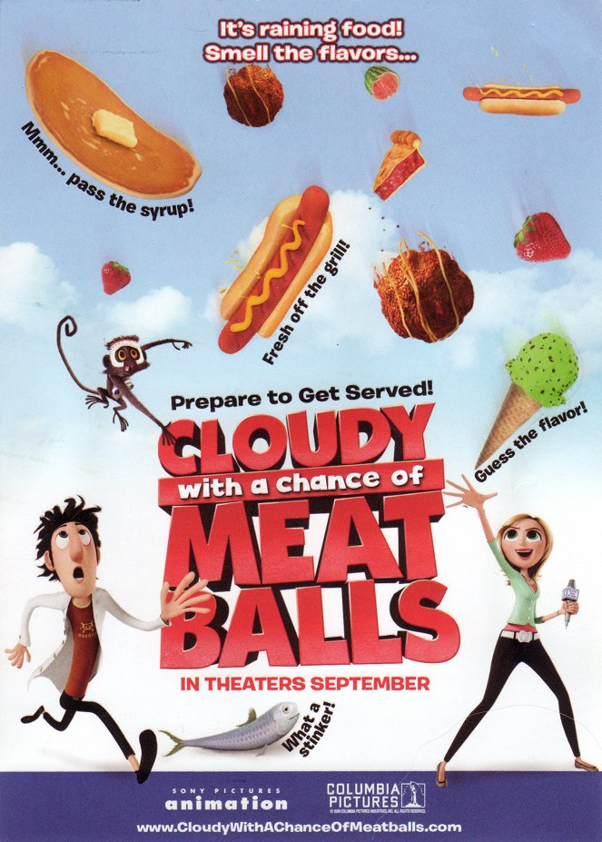 Cloudy with a Chance of Meatballs - Posters