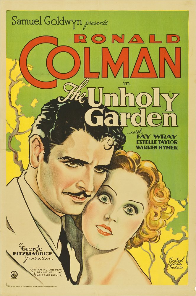 The Unholy Garden - Posters