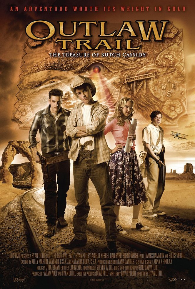 Outlaw Trail: The Treasure of Butch Cassidy - Plakaty