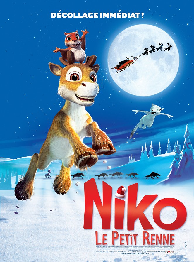 Niko, le petit renne - Affiches