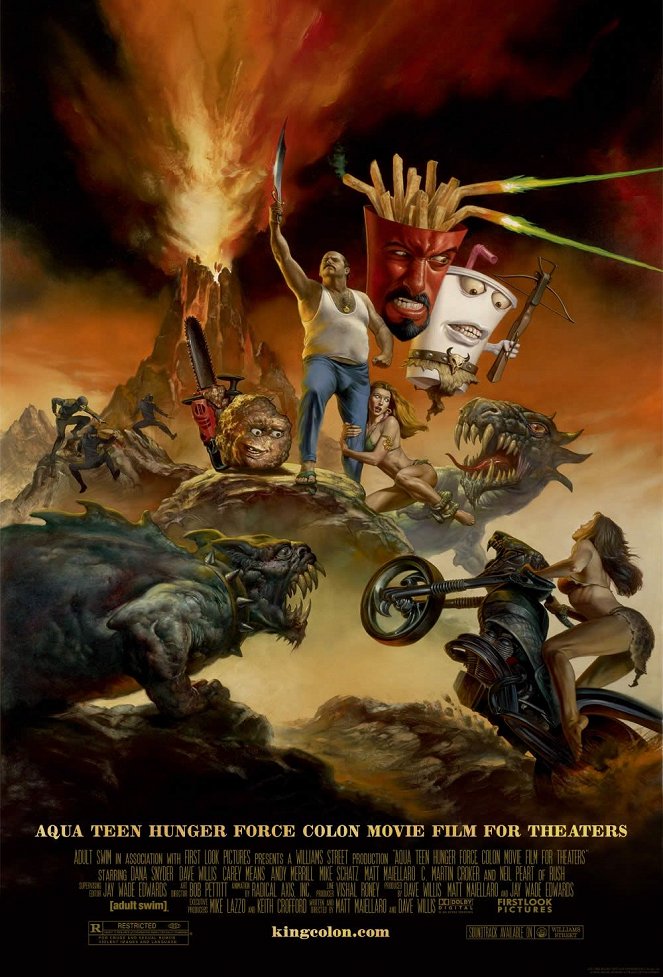 Aqua Teen Hunger Force Colon Movie Film for Theaters - Plagáty